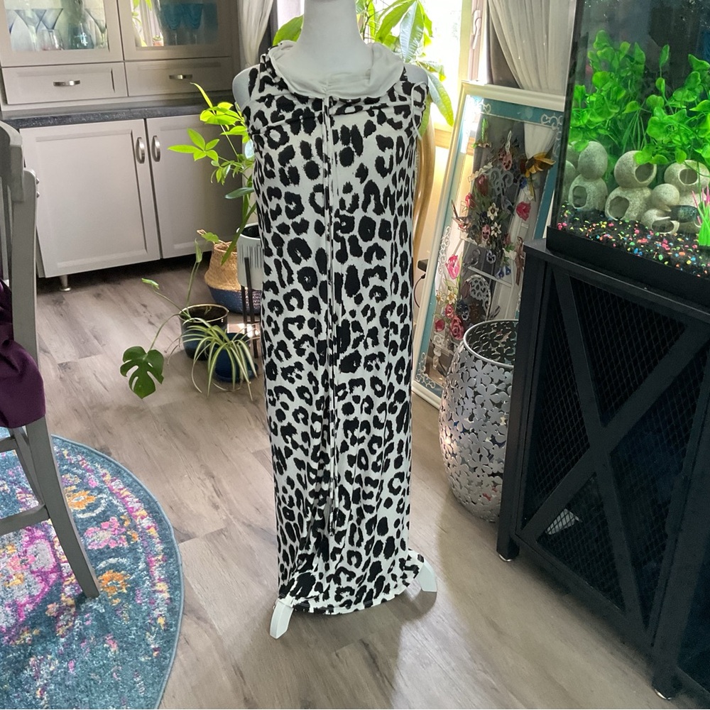 Express Zebra Patterned Dress
